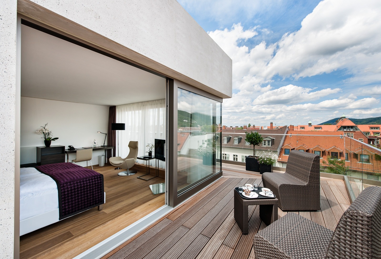 Dachterrasse Junior-Suite Bergheim41